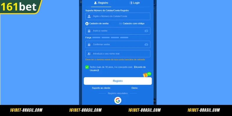 Passo a Passo Detalhado para o 161BET Registro