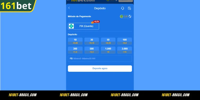 Passo a Passo para Realizar o 161BET Depósito