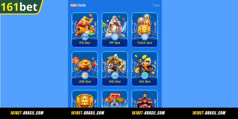 Provedores de Elite Parceiros da 161BET Slots