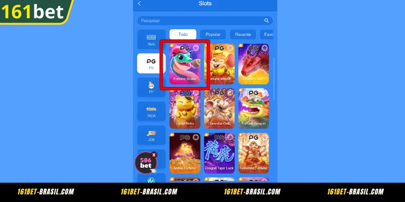 Visão Geral do Fortune Snake no 161BET
